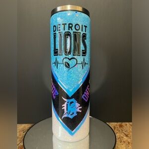 Hand Crafted Custom Sports Teams Stainless Steel Epoxy Finish Tumblers. 30 oz